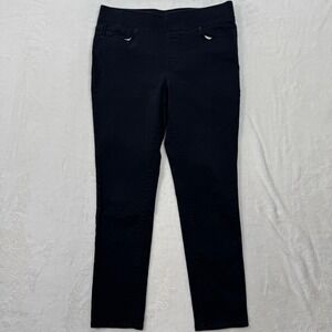 Levi's Jeans Womens 12 Black Pull-On Skinny Mid-Rise Stretch Denim Pants